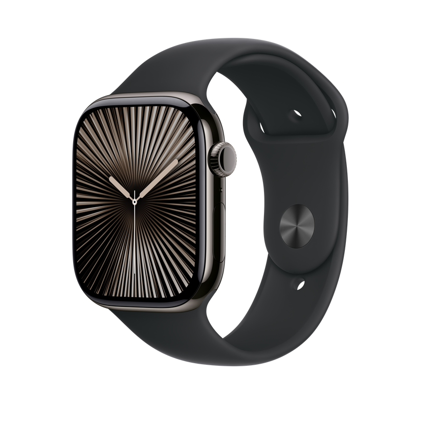 Apple Watch 44/45/46/49mm černý sportovní řemínek – M/L - bonami.click