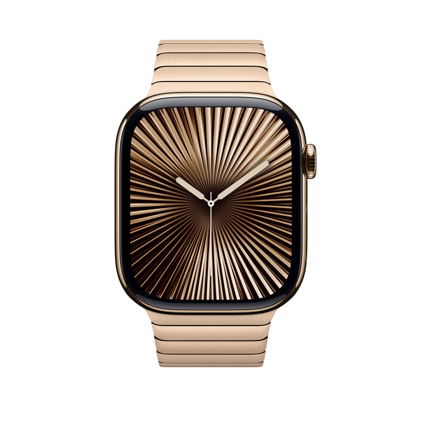 Apple Watch 44/45/46/49mm zlatý článkový tah - bonami.click