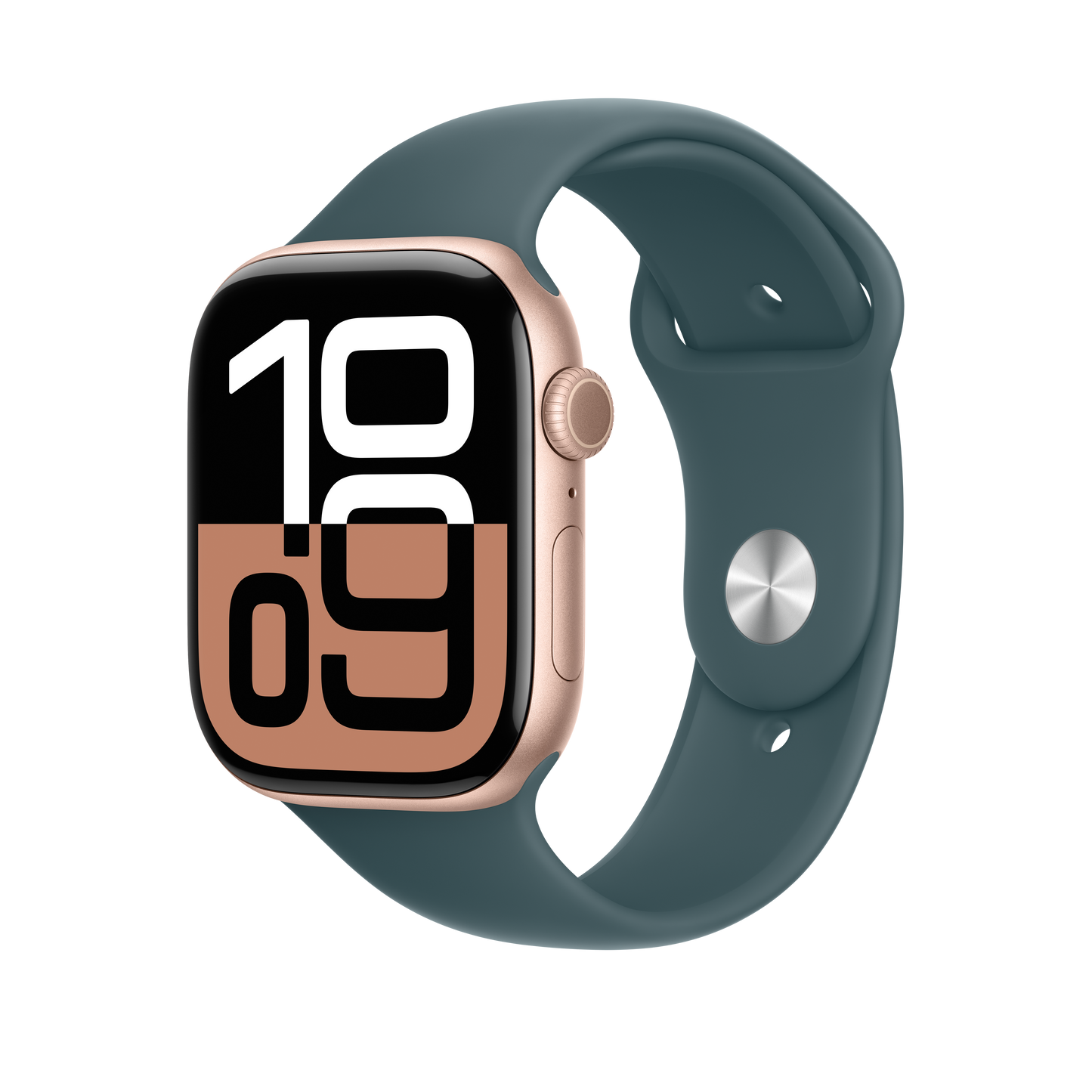Apple Watch 44/45/46/49mm jezerně zelený sportovní řemínek – M/L - bonami.click