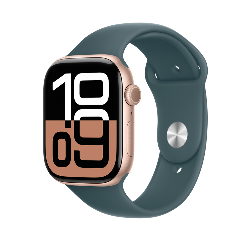 Apple Watch 44/45/46/49mm jezerně zelený sportovní řemínek – M/L - bonami.click