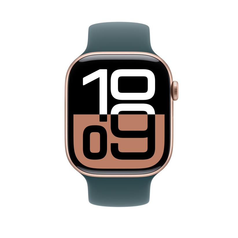 Apple Watch 44/45/46/49mm jezerně zelený sportovní řemínek – M/L - bonami.click