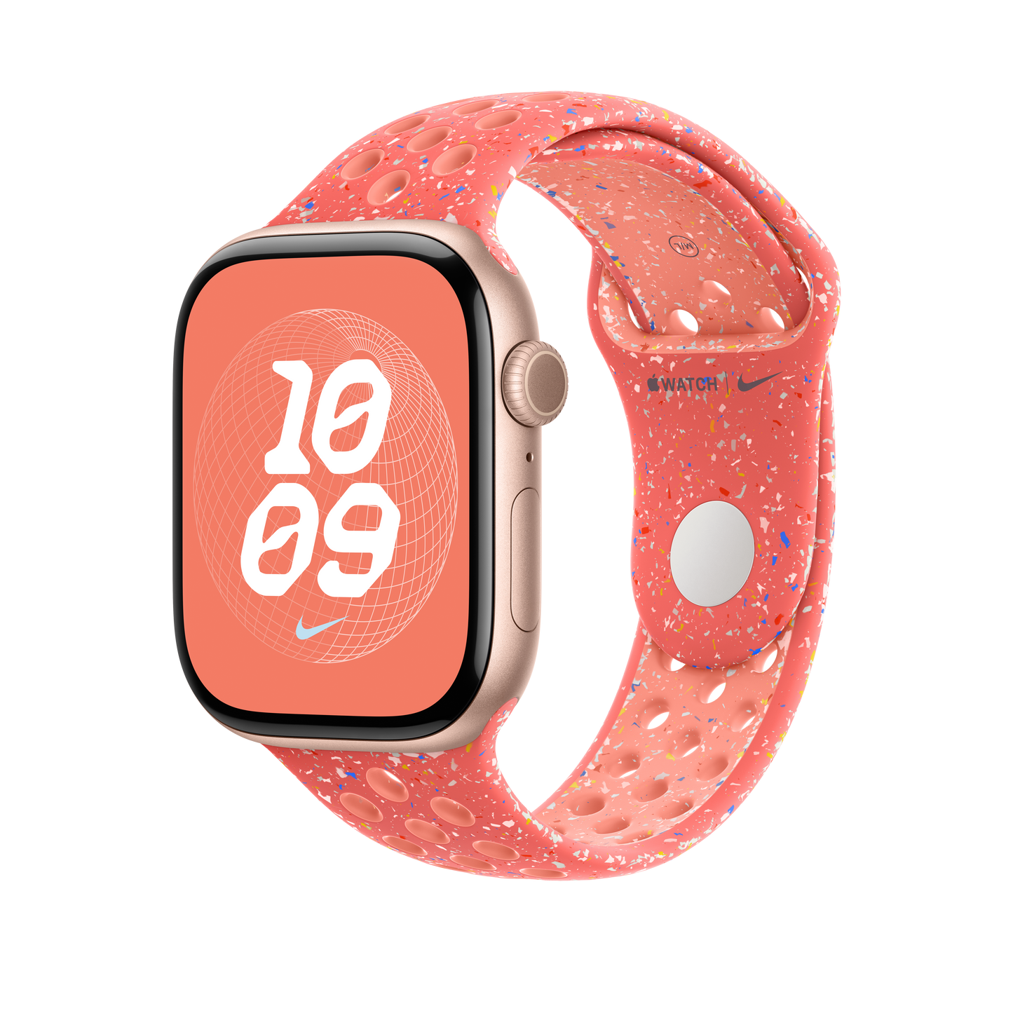Apple Watch 44/45/46/49mm žhavě oranžový sportovní řemínek Nike - M/L - bonami.click