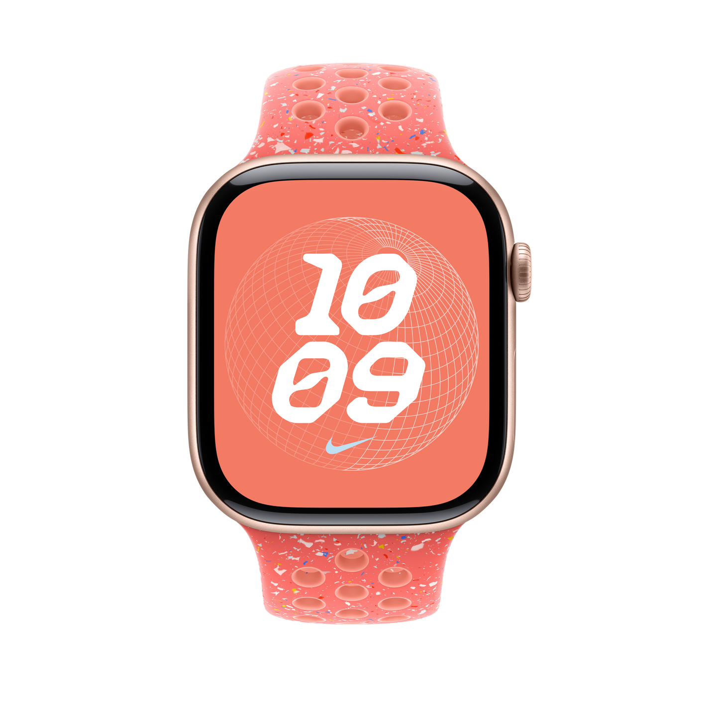 Apple Watch 44/45/46/49mm žhavě oranžový sportovní řemínek Nike - M/L - bonami.click