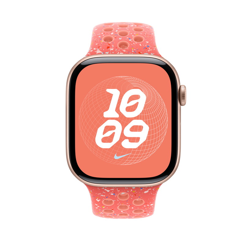 Apple Watch 44/45/46/49mm žhavě oranžový sportovní řemínek Nike - M/L - bonami.click