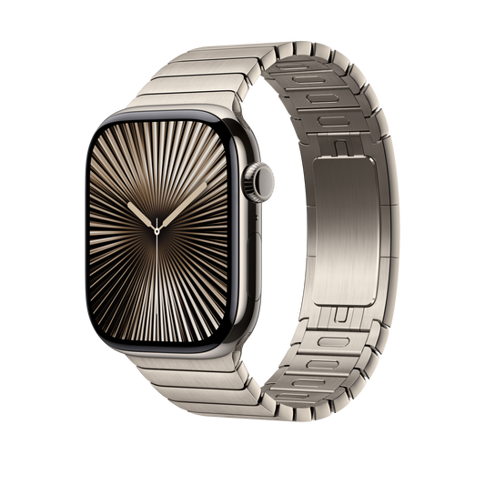 Apple Watch 44/45/46/49mm přírodní článkový tah - bonami.click