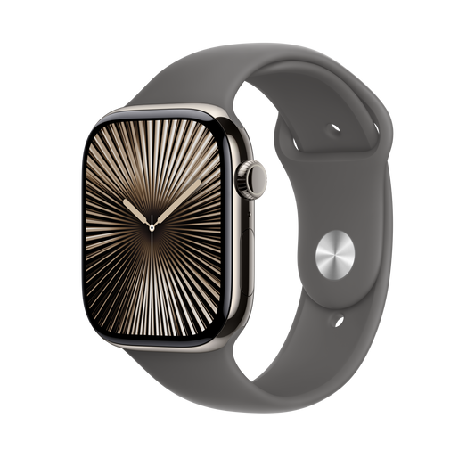 Apple Watch 44/45/46/49mm skálově šedý sportovní řemínek – S/M - bonami.click