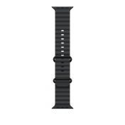 Apple Watch 44/45/46/49mm černý Oceánský řemínek – provedení z černého titanu - bonami.click