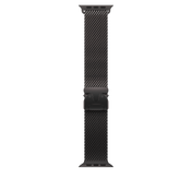 Apple Watch 44/45/46/49mm milánský tah z černého titanu – střední - bonami.click