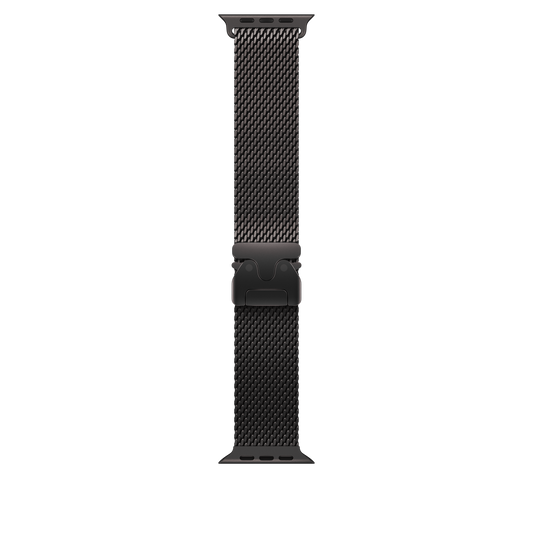 Apple Watch 44/45/46/49mm milánský tah z černého titanu – malý - bonami.click