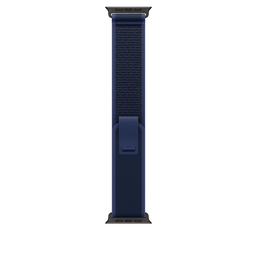 Apple Watch 44/45/46/49mm modrý Trailový tah - M/L – provedení z černého titanu - bonami.click