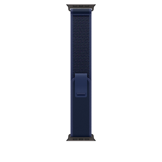 Apple Watch 44/45/46/49mm modrý Trailový tah - M/L – provedení z černého titanu - bonami.click
