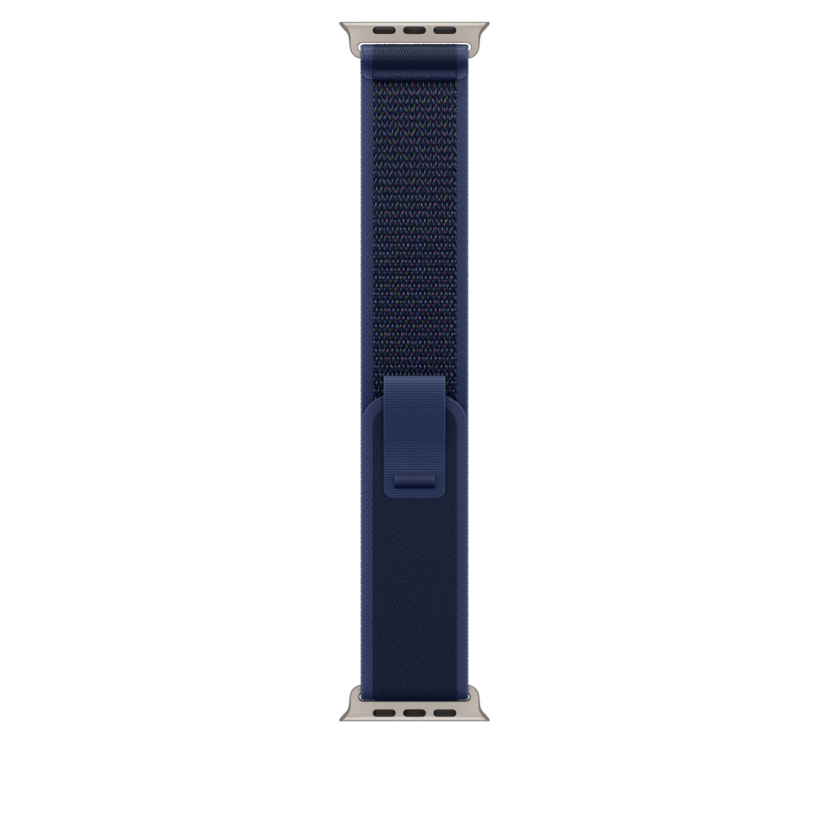 Apple Watch 44/45/46/49mm modrý Trailový tah – M/L – provedení z přírodního titanu - bonami.click