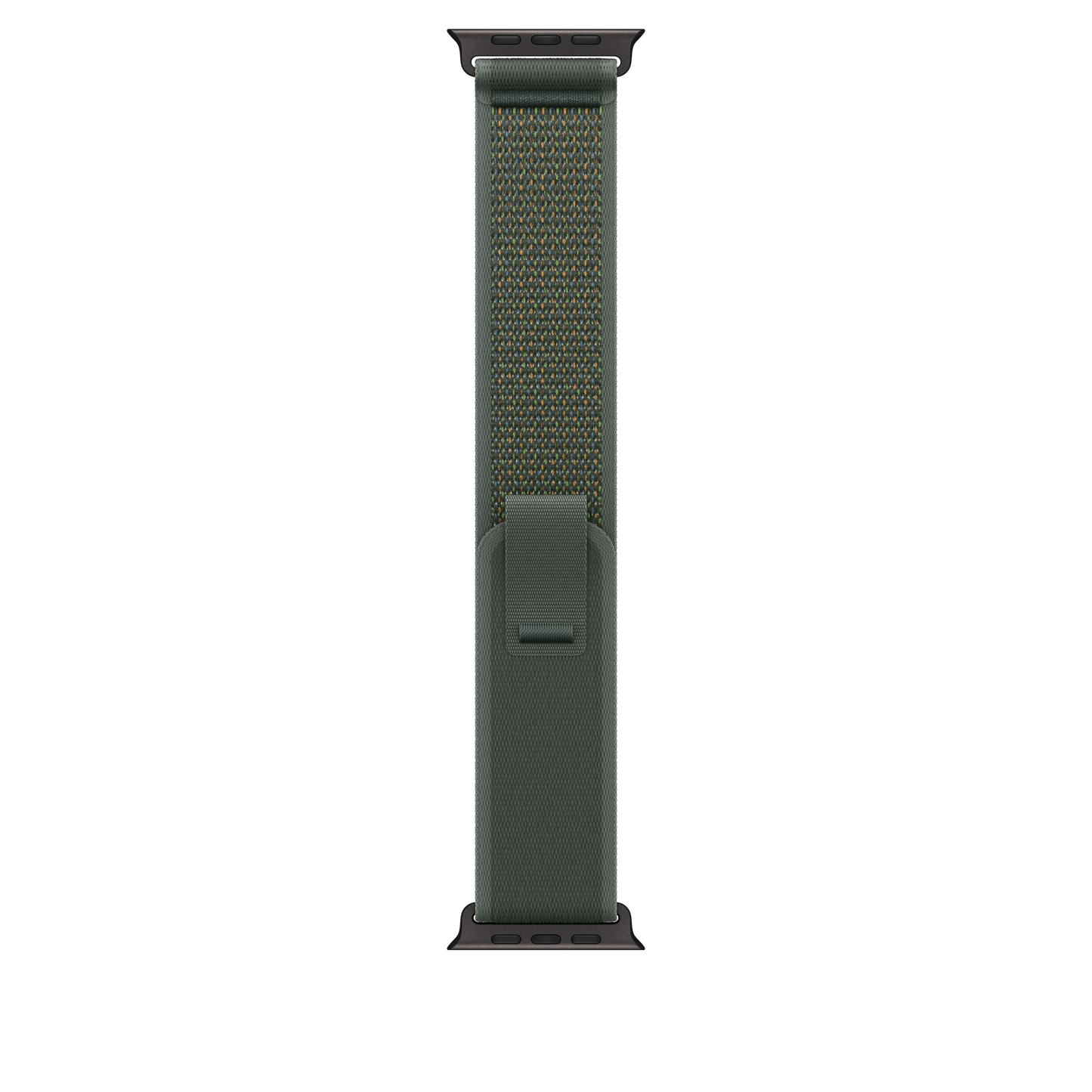 Apple Watch 44/45/46/49mm zelený Trailový tah - M/L – provedení z černého titanu - bonami.click
