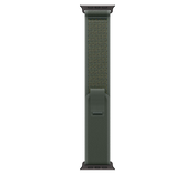Apple Watch 44/45/46/49mm zelený Trailový tah - M/L – provedení z černého titanu - bonami.click
