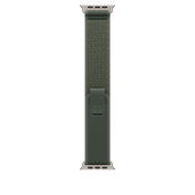 Apple Watch 44/45/46/49mm zelený Trailový tah – M/L – provedení z přírodního titanu - bonami.click