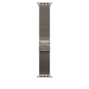 Apple Watch 44/45/46/49mm milánský tah z přírodního titanu – malý - bonami.click