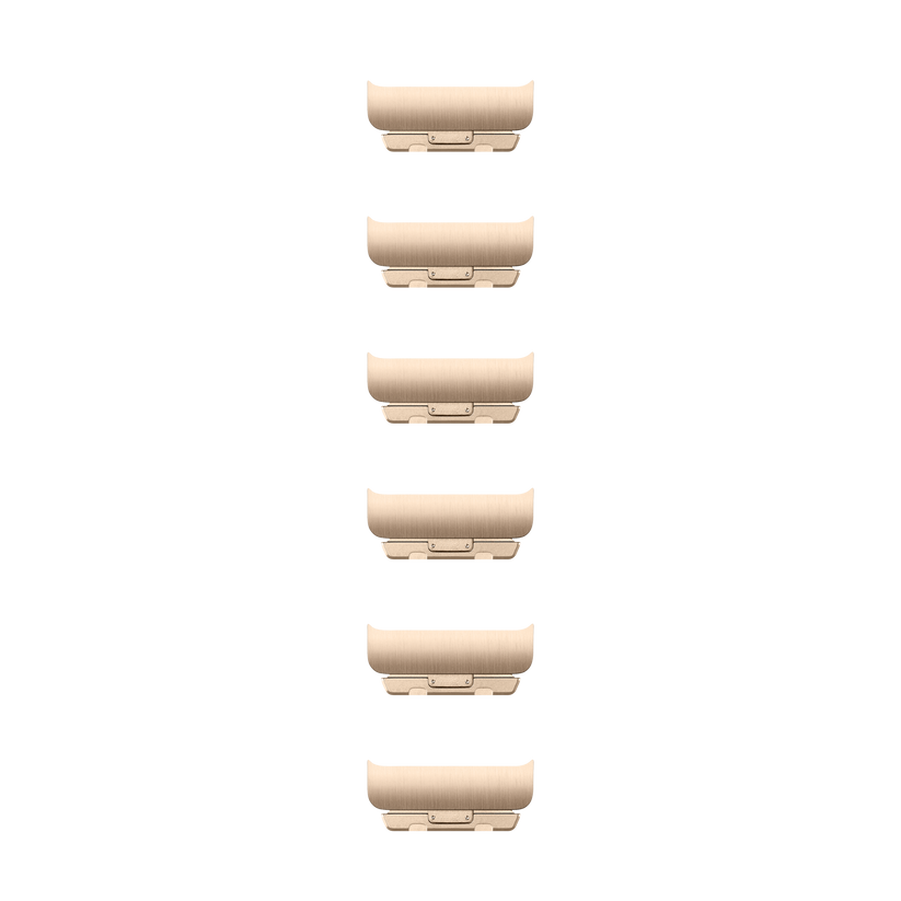 Apple Watch 44/45/46/49mm sada zlatého článkového tahu - bonami.click