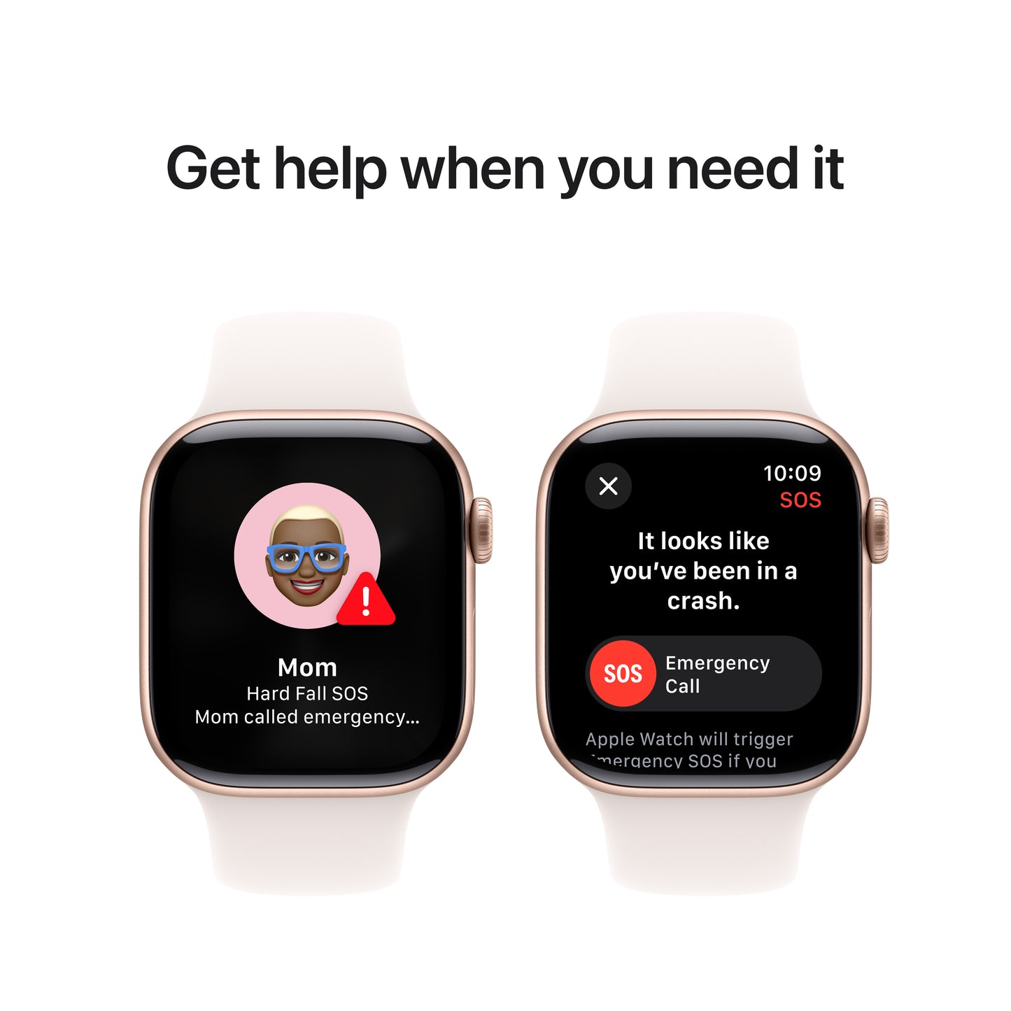 Apple Watch Series 11 GPS + Cellular 42mm růžově zlaté hliníkové pouzdro se světle ruměným sportovním řemínkem - S/M (otevřený) - bonami.click