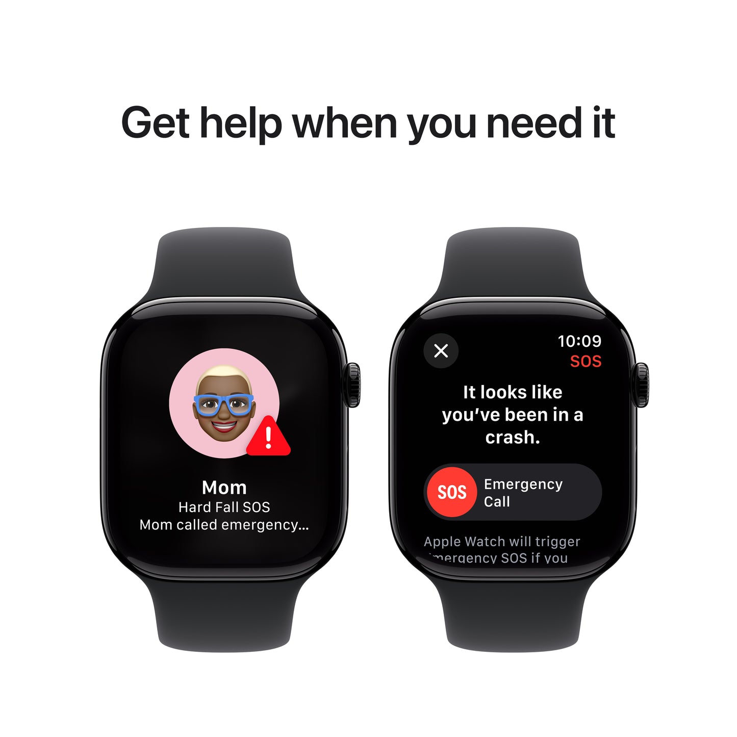 Apple Watch Series 10 GPS + Cellular 46mm klavírně černé hliníkové pouzdro s černým sportovním řemínkem - S/M (renovovaný) - bonami.click