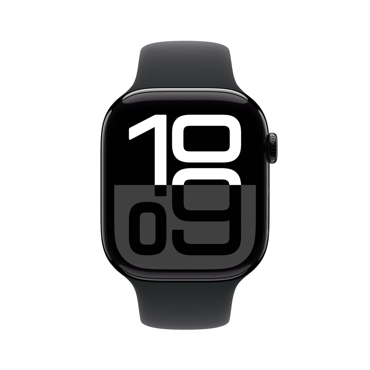 Apple Watch Series 10 GPS + Cellular 46mm klavírně černé hliníkové pouzdro s černým sportovním řemínkem - S/M (renovovaný) - bonami.click