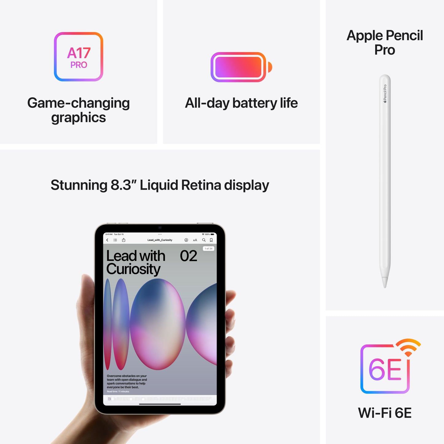 Apple iPad mini Wi-Fi 128GB - vesmírně šedý (otevřený) - bonami.click