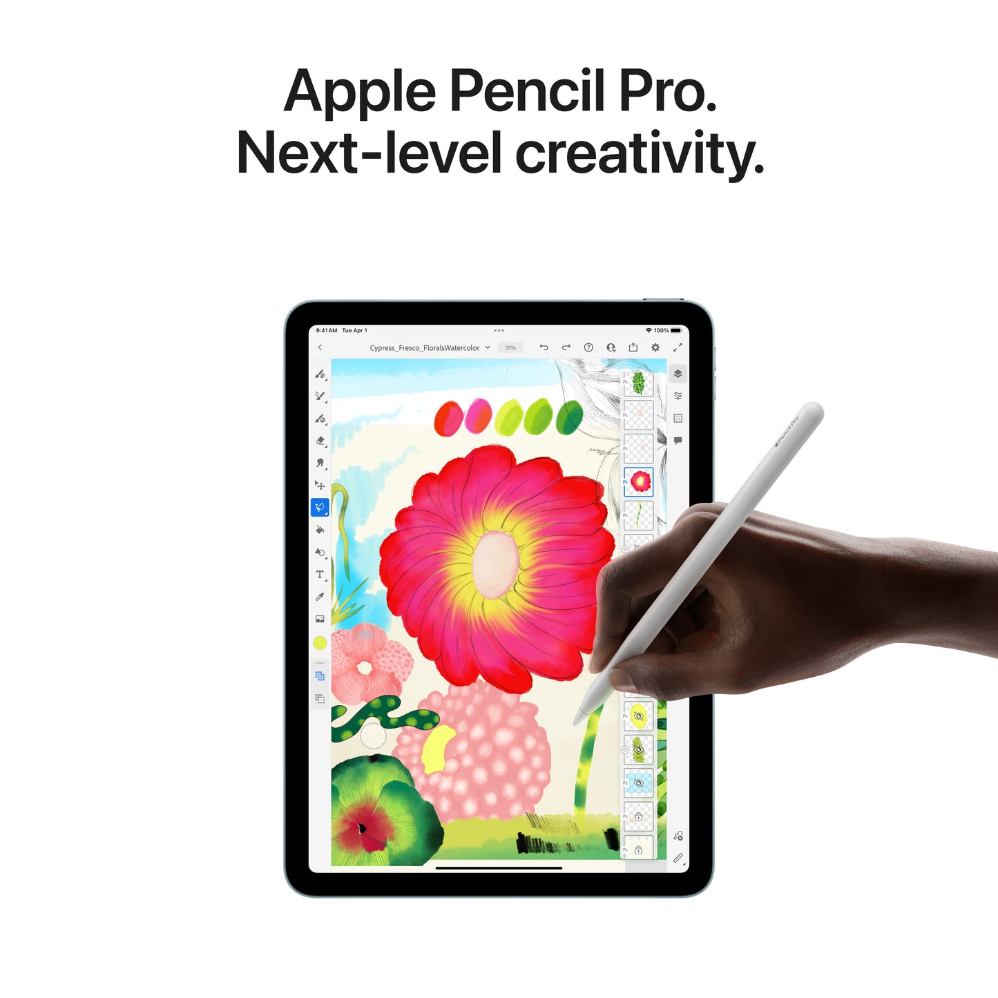 Apple 11palcový iPad Air Wi-Fi 128GB - vesmírně šedý (otevřený) - bonami.click