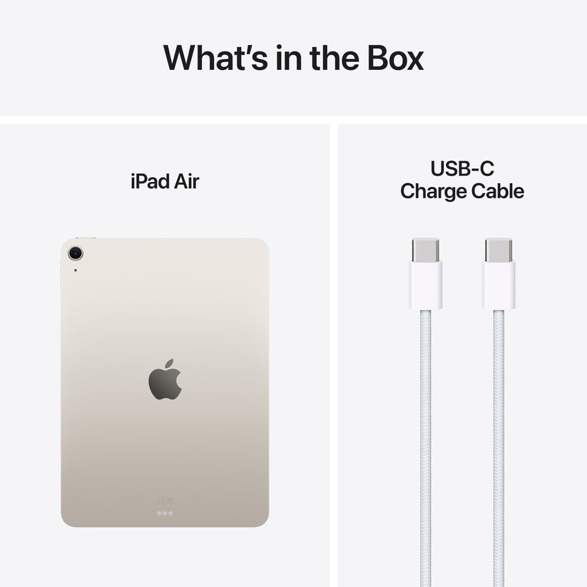Apple 11palcový iPad Air Wi-Fi 128GB - hvězdně bílý (otevřený) - bonami.click