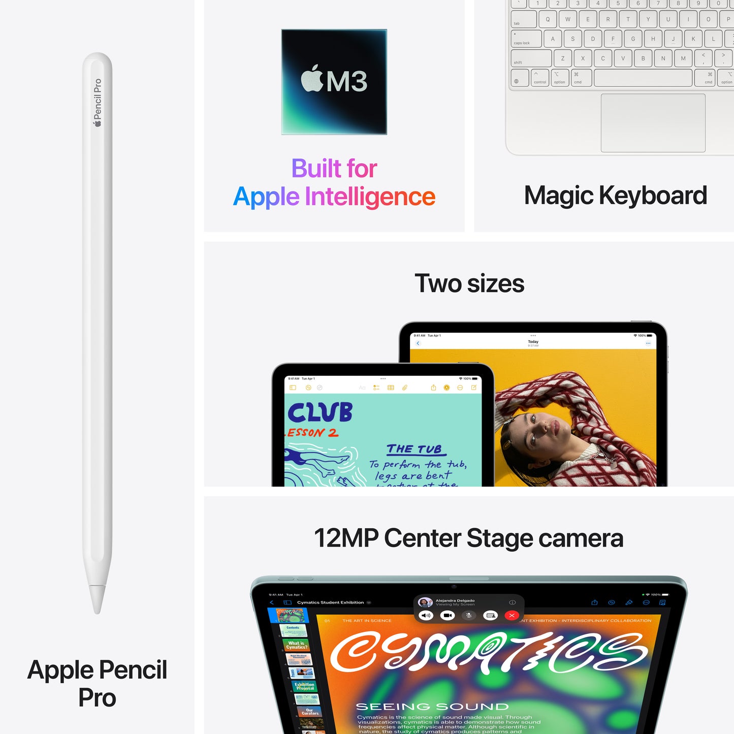 Apple 13palcový iPad Air Wi-Fi 128GB - hvězdně bílý - bonami.click