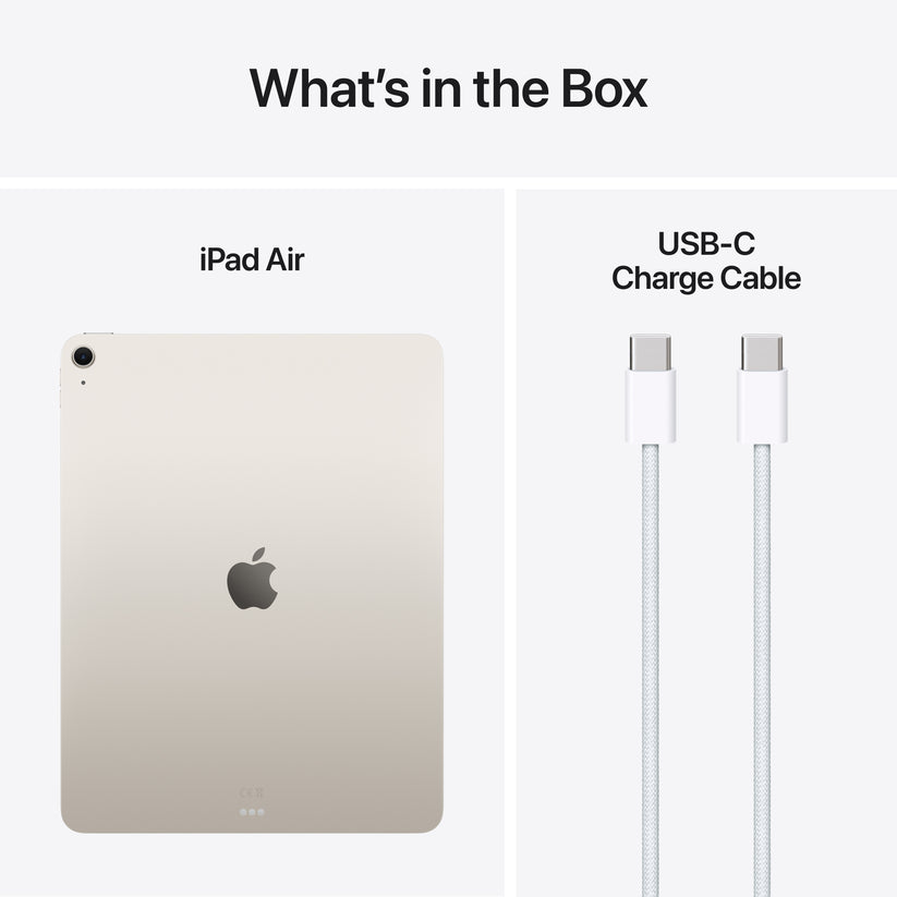 Apple 13palcový iPad Air Wi-Fi 128GB - hvězdně bílý - bonami.click