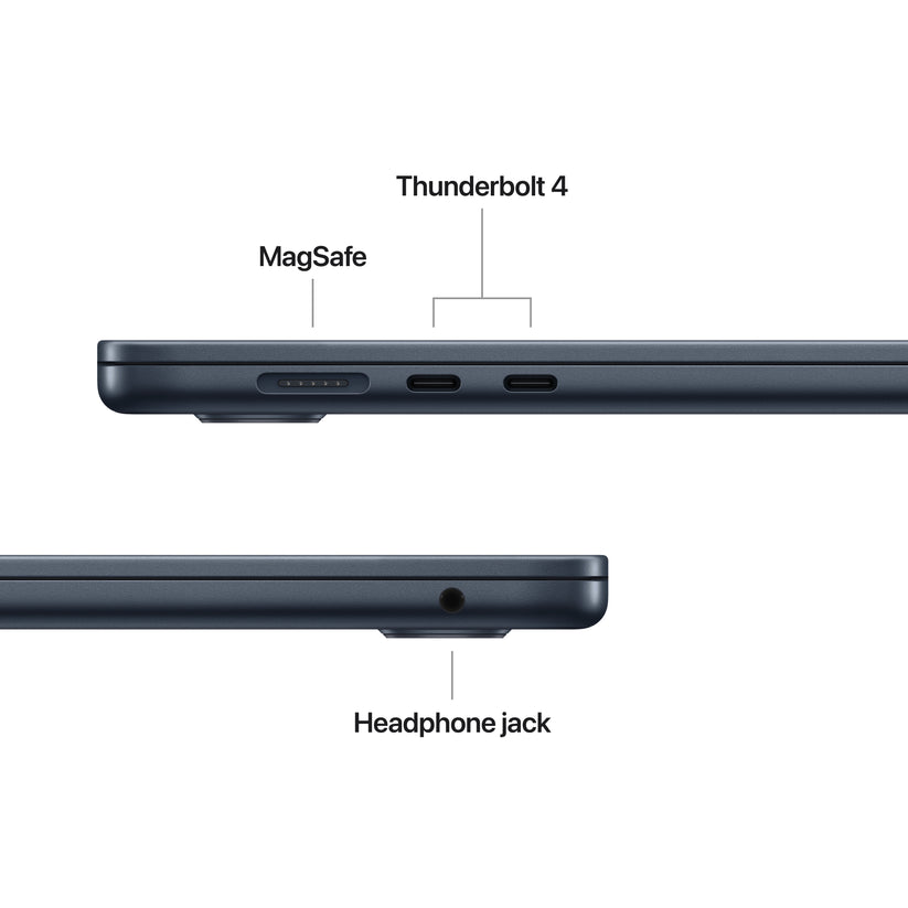MacBook Air 15,3", Apple M4 10jádrové CPU, 10jádrové GPU, 24GB, 512GB SSD, CZ - temně inkoustový - bonami.click