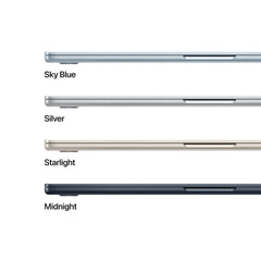 MacBook Air 15,3", Apple M4 10jádrové CPU, 10jádrové GPU, 16GB, 512GB SSD, CZ - stříbrný - bonami.click