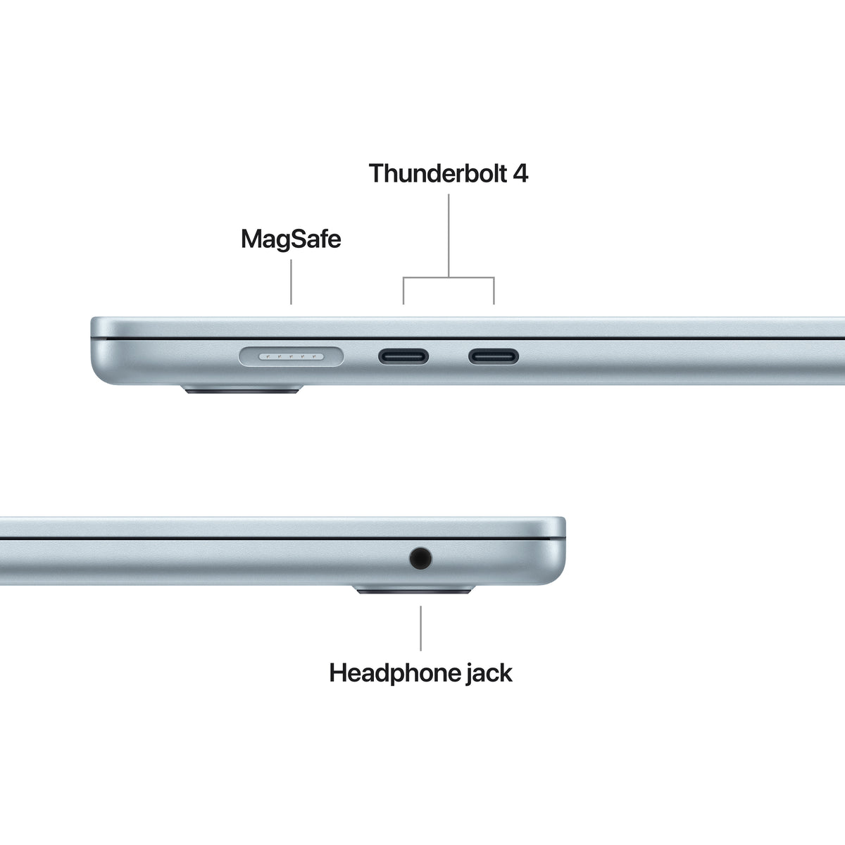 MacBook Air 15,3", Apple M4 10jádrové CPU, 10jádrové GPU, 16GB, 256GB SSD, CZ - blankytně modrý (otevřený) - bonami.click