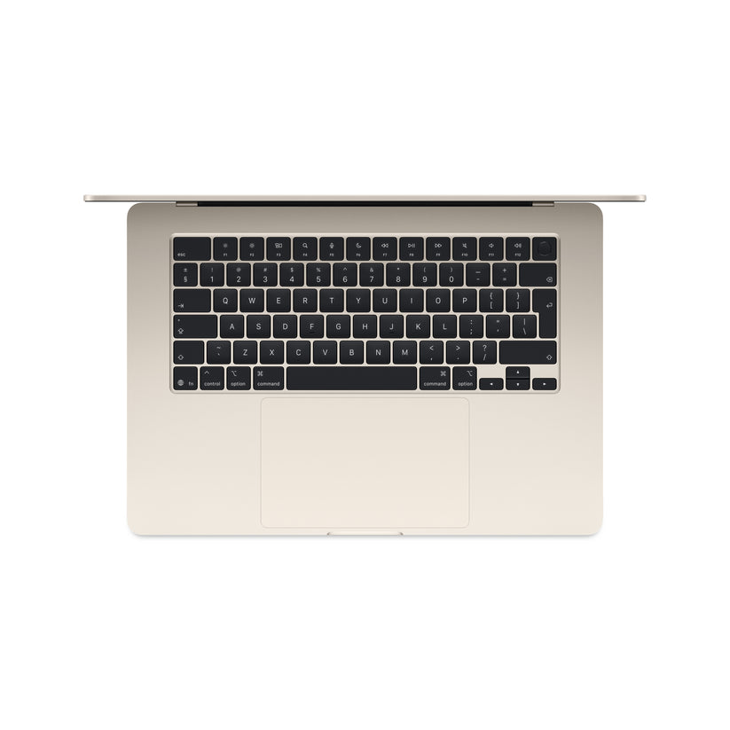 MacBook Air 15,3", Apple M4 10jádrové CPU, 10jádrové GPU, 24GB, 512GB SSD, CZ - hvězdně bílý - bonami.click
