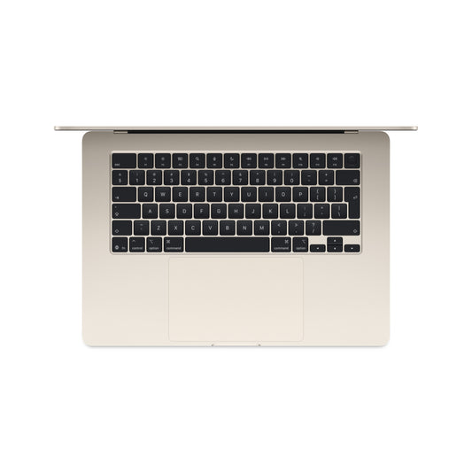 MacBook Air 15,3", Apple M4 10jádrové CPU, 10jádrové GPU, 24GB, 512GB SSD, CZ - hvězdně bílý - bonami.click