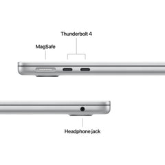 MacBook Air 13,6", Apple M4 10jádrové CPU, 8jádrové GPU, 16GB, 256GB SSD, CZ - stříbrný - bonami.click
