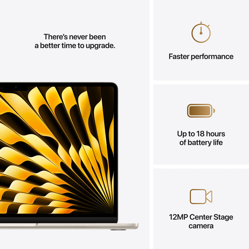 MacBook Air 13,6", Apple M4 10jádrové CPU, 8jádrové GPU, 16GB, 256GB SSD, CZ - hvězdně bílý - bonami.click