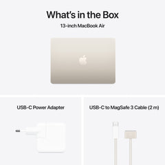 MacBook Air 13,6", Apple M4 10jádrové CPU, 8jádrové GPU, 16GB, 256GB SSD, CZ - hvězdně bílý - bonami.click