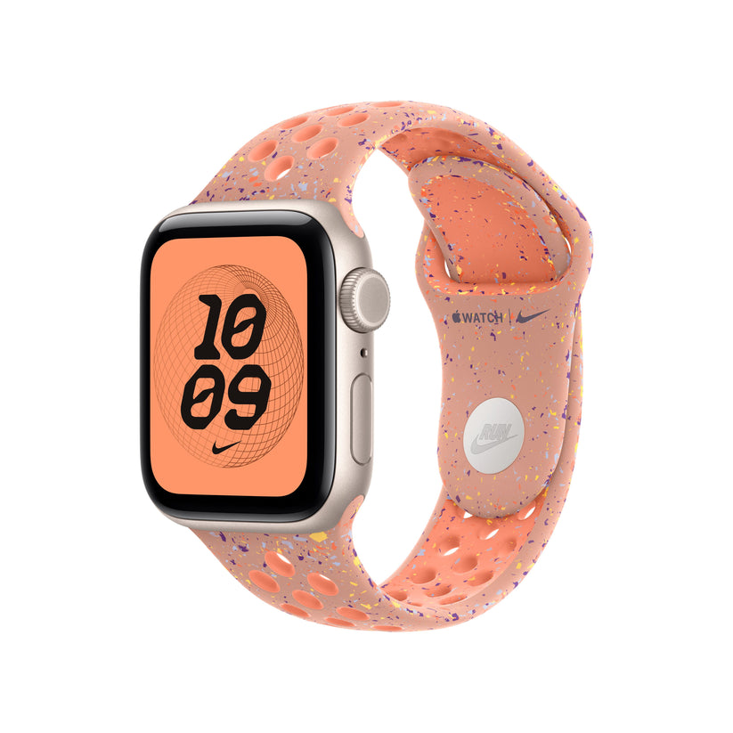 Řemínek pro Apple Watch 38/40/41 mm Apple Alpenglow Pink sportovní Nike – S/M - bonami.click