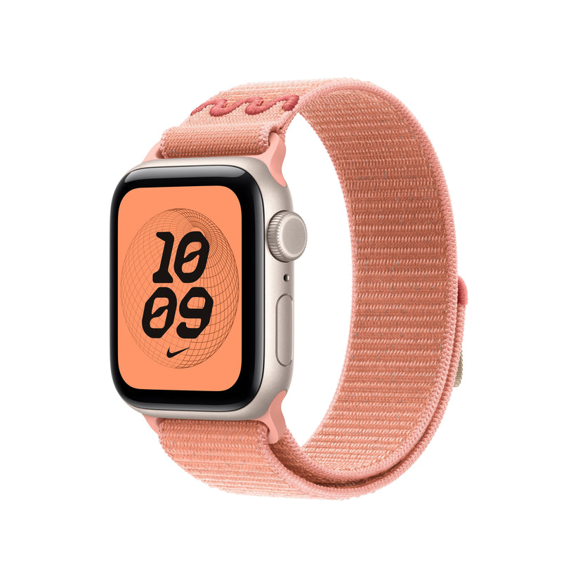 Řemínek pro Apple Watch 38/40/41 mm Apple Alpenglow Pink provlékací sportovní Nike - bonami.click