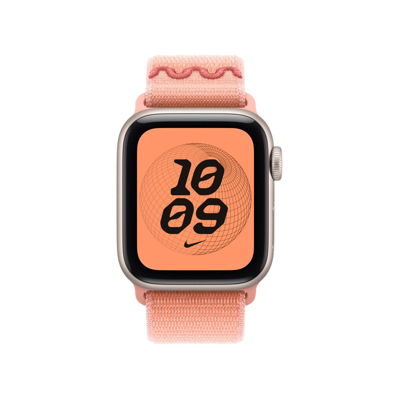 Řemínek pro Apple Watch 38/40/41 mm Apple Alpenglow Pink provlékací sportovní Nike - bonami.click