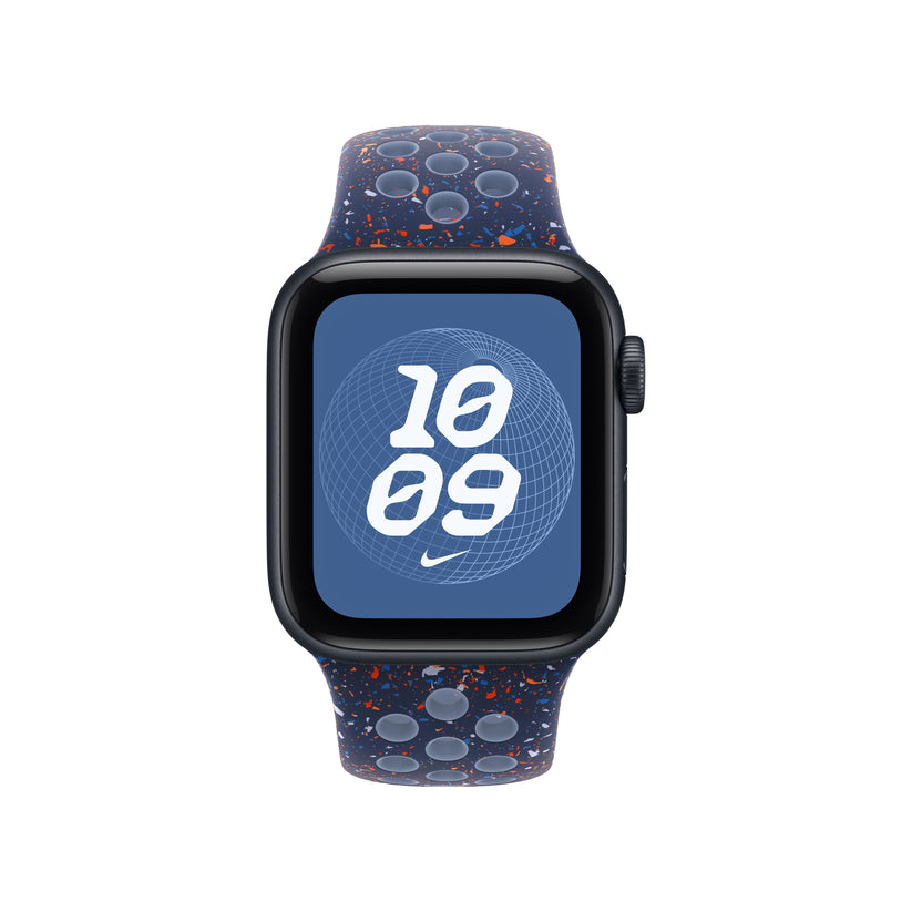 Řemínek pro Apple Watch 38/40/41 mm Apple Blue Ribbon sportovní Nike - S/M - bonami.click