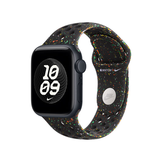 Řemínek pro Apple Watch 38/40/41 mm Apple Midnight Black sportovní Nike - M/L - bonami.click