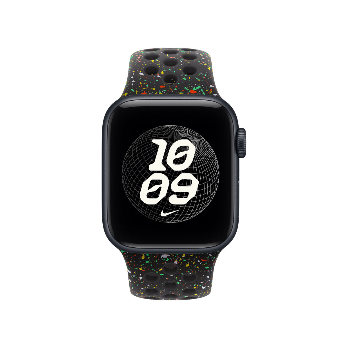 Řemínek pro Apple Watch 38/40/41 mm Apple Midnight Black sportovní Nike - M/L - bonami.click