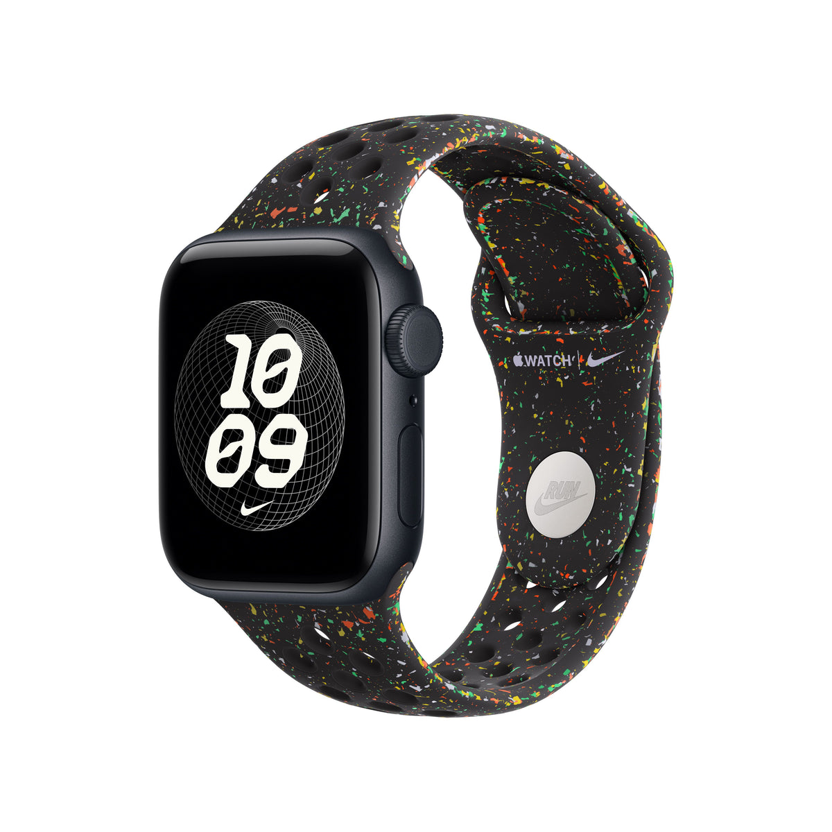 Řemínek pro Apple Watch 38/40/41 mm Apple Midnight Black sportovní Nike - S/M - bonami.click