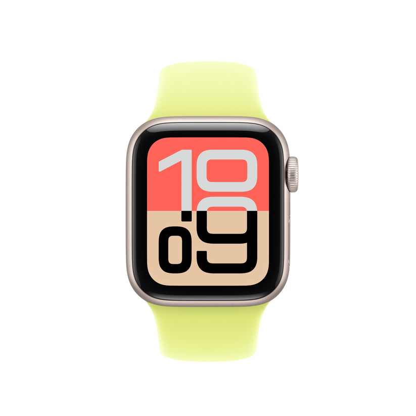 Řemínek pro Apple Watch 38/40/41 mm Apple neonově žlutý sportovní - S/M - bonami.click