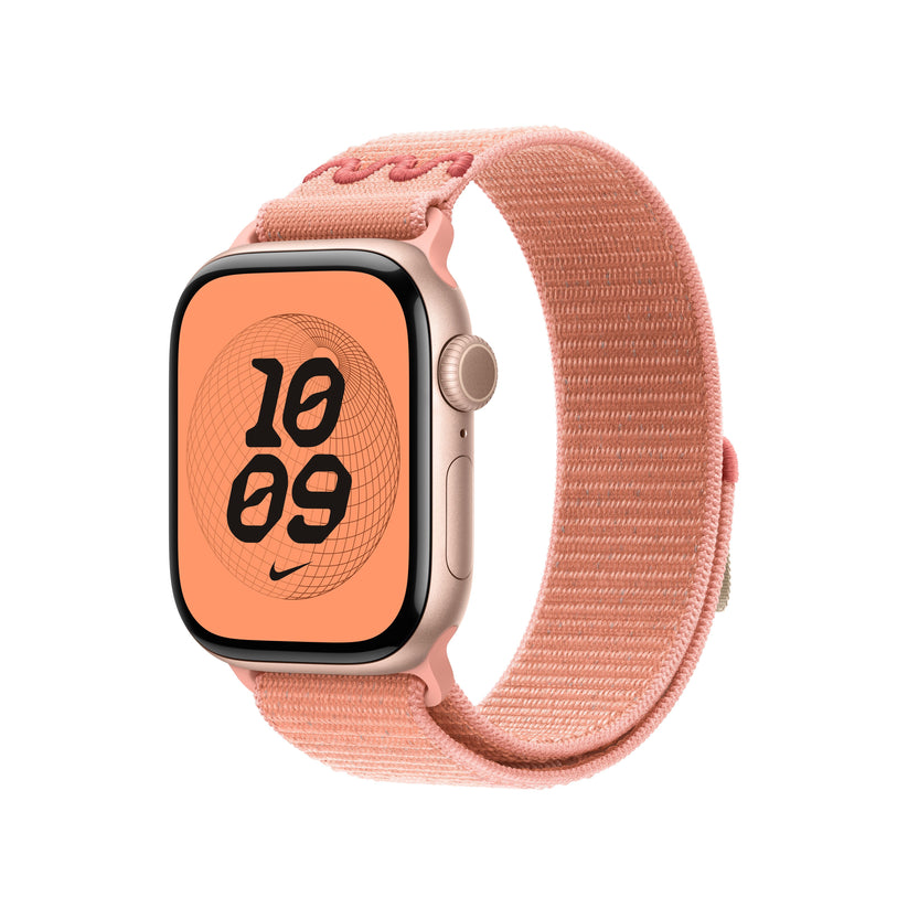 Řemínek pro Apple Watch 38/40/41/42 mm Apple Alpenglow Pink provlékací sportovní Nike - bonami.click