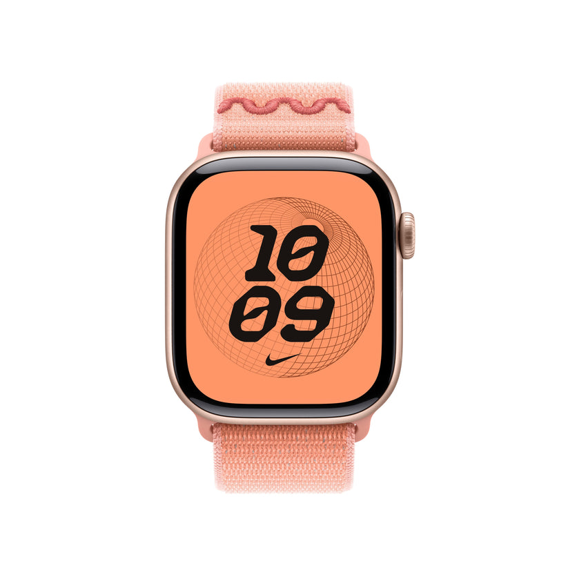 Řemínek pro Apple Watch 38/40/41/42 mm Apple Alpenglow Pink provlékací sportovní Nike - bonami.click