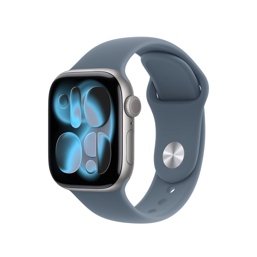 Řemínek pro Apple Watch 38/40/41/42 mm Apple ocelově modrý sportovní - M/L - bonami.click