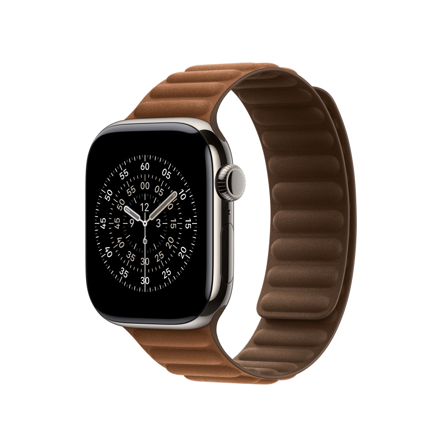 Řemínek pro Apple Watch 38/40/41/42 mm Apple karamelový magnetický tah - M/L - bonami.click
