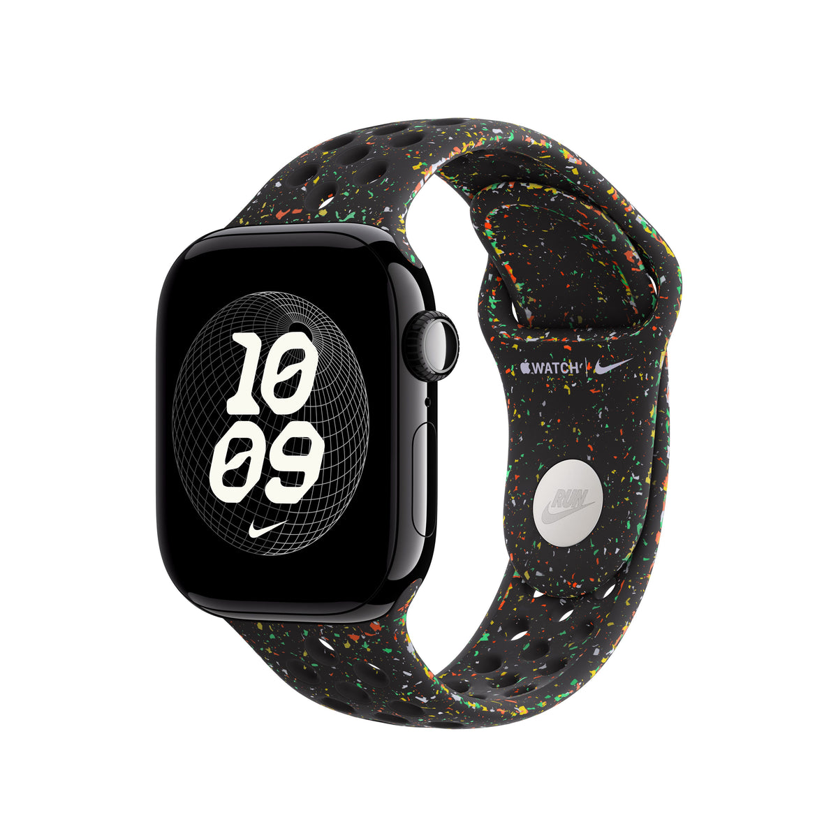 Řemínek pro Apple Watch 38/40/41/42 mm Apple Midnight Black sportovní Nike - M/L - bonami.click